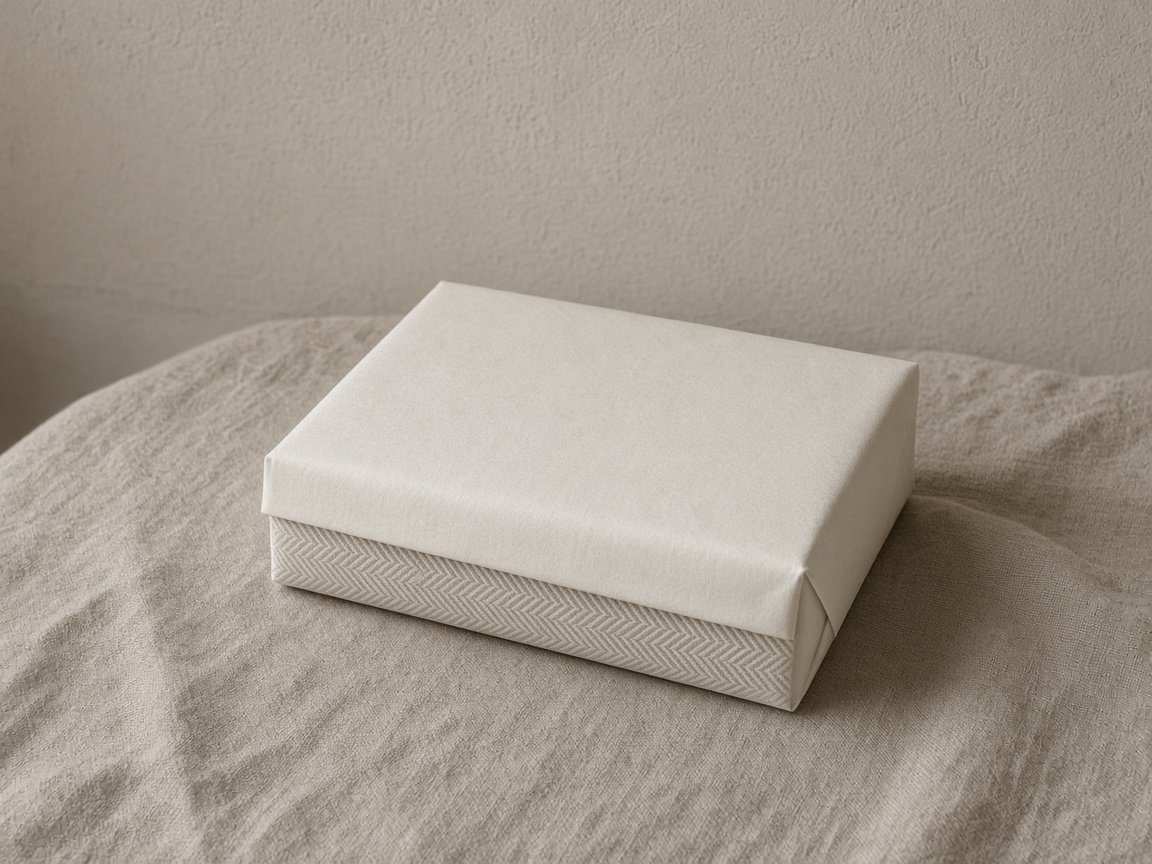 A paper sleeve around a print